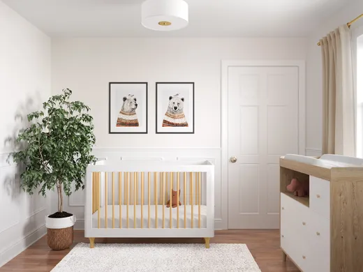 Nursery · Midcentury Modern designed by Astrid