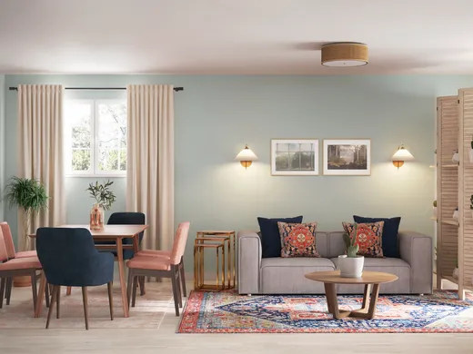 Living Room · Eclectic designed by Julia
