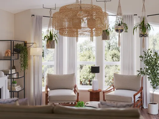 Living Room · Eclectic designed by Stefhaniene
