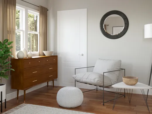 Bedroom · Midcentury Modern designed by Mercedes