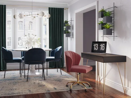 Reading Room · Eclectic designed by Alycia