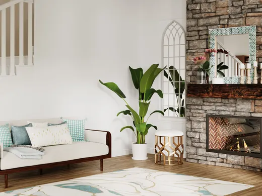 Living Room · Contemporary designed by Maria