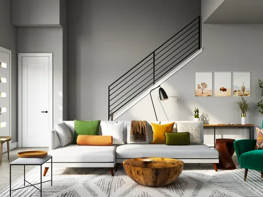 Living Room · Contemporary designed by Gabriela