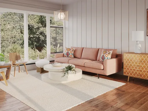 Living Room · Eclectic designed by Jade
