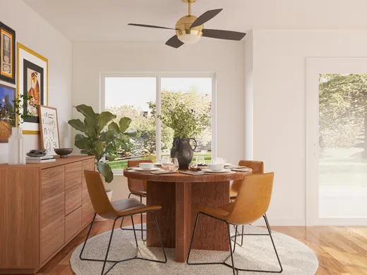 Dining Room · Midcentury Modern designed by Karie