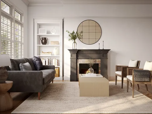Living Room · Farmhouse designed by Daniela