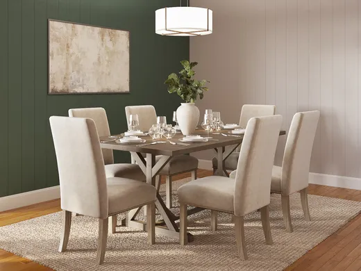 Dining Room · Transitional designed by Elizabeth