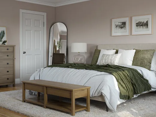 Bedroom designed by Christina