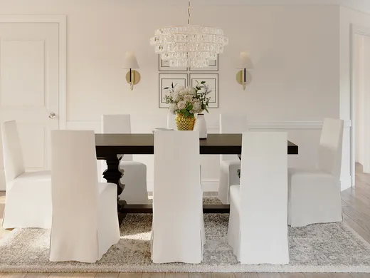 Dining Room · Glam designed by Leigh