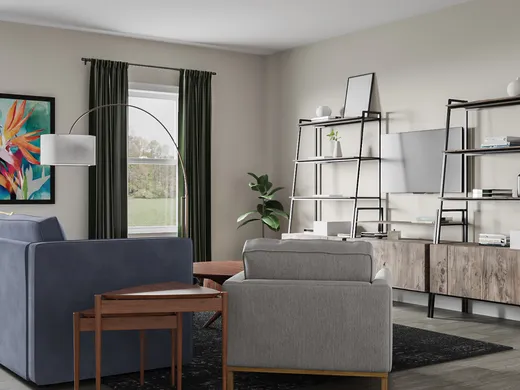 Living Room · Contemporary designed by Michelle
