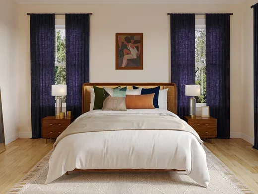 Bedroom · Midcentury Modern designed by Maria