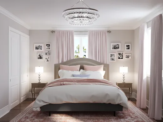 Bedroom · Glam designed by Sofia