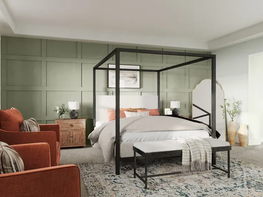 Bedroom designed by Carolina