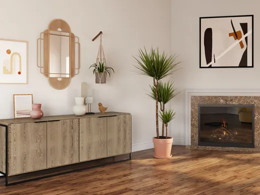 Living Room · Eclectic designed by Emily