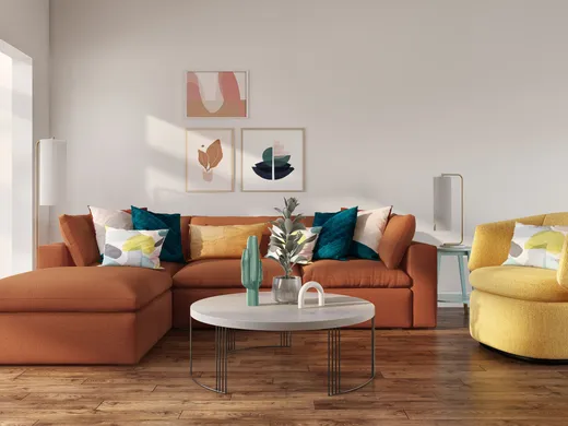 Living Room · Eclectic designed by Emily