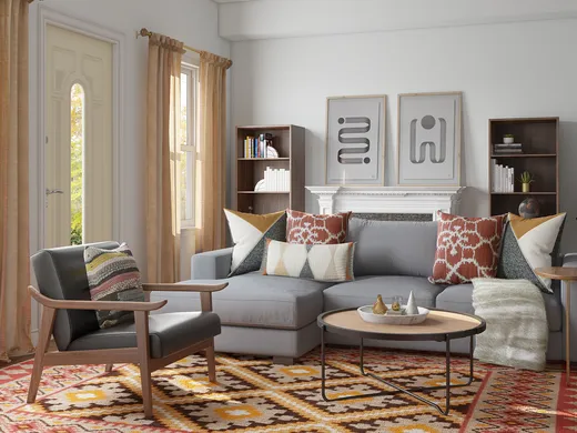 Living Room · Bohemian designed by Trenton
