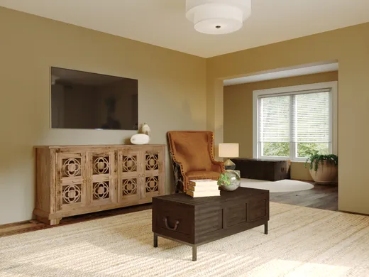 Living Room · Eclectic designed by Patricia