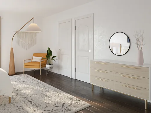 Bedroom · Midcentury Modern designed by Lena