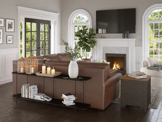 Living Room · Contemporary designed by Melissa