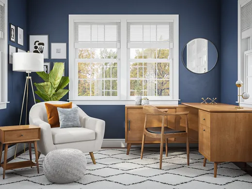 Reading Room · Midcentury Modern designed by Nora
