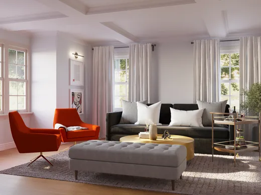 Living Room · Contemporary designed by Maria