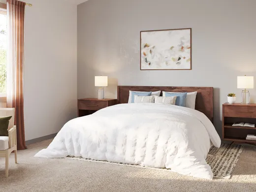 Bedroom · Midcentury Modern designed by Nora