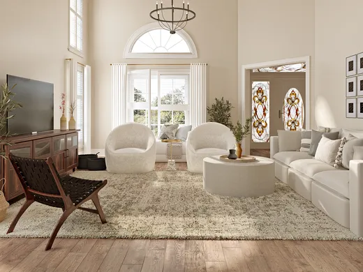 Living Room · Farmhouse designed by Camila