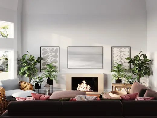 Living Room · Contemporary designed by Liliana