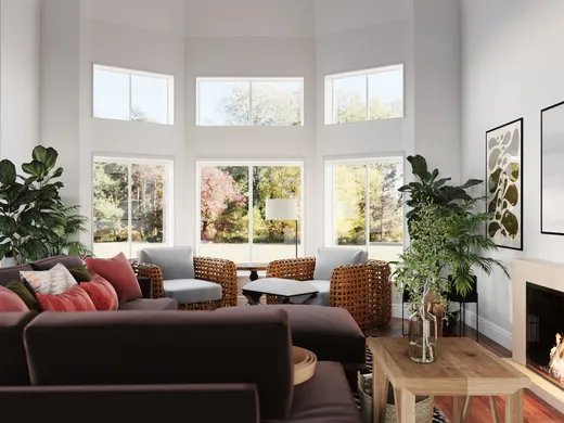 Living Room · Contemporary designed by Liliana