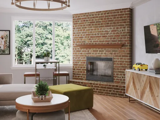 Living Room · Eclectic designed by Omire