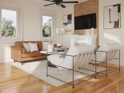 Living Room · Contemporary designed by Kayla