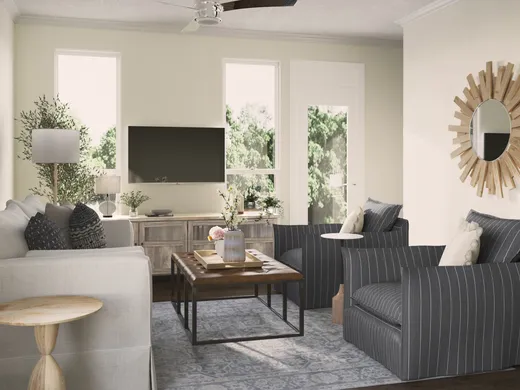 Living Room · Farmhouse designed by Omire