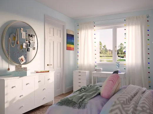 Bedroom designed by Emily
