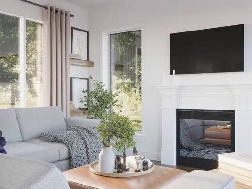 Living Room · Farmhouse designed by Karina