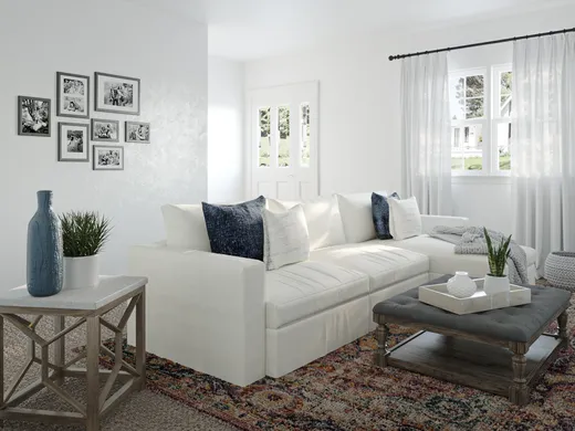 Living Room · Coastal designed by Laura