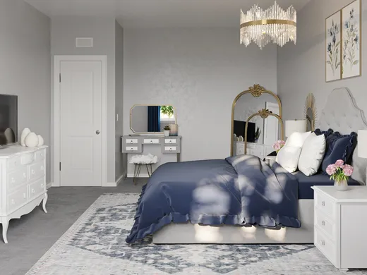 Bedroom · Glam designed by Mikaela