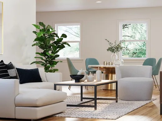Living Room · Contemporary designed by Ana