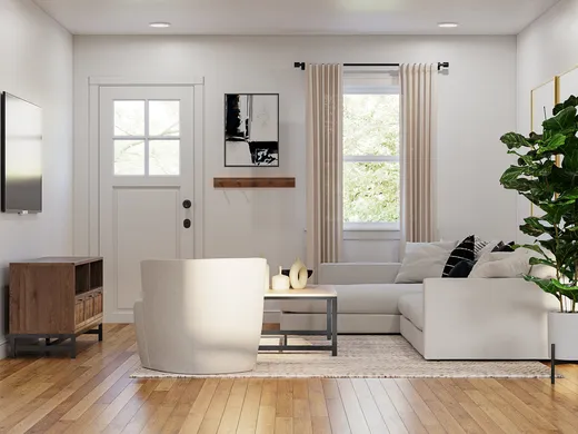 Living Room · Contemporary designed by Ana