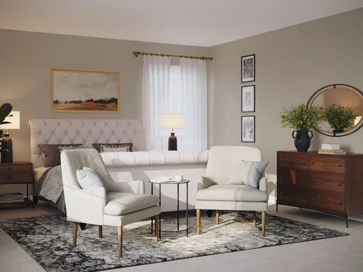 Bedroom designed by Lauren