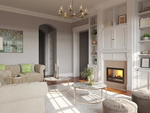 Living Room · Traditional designed by Dalia