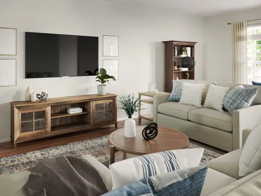 Living Room · Farmhouse designed by Briana