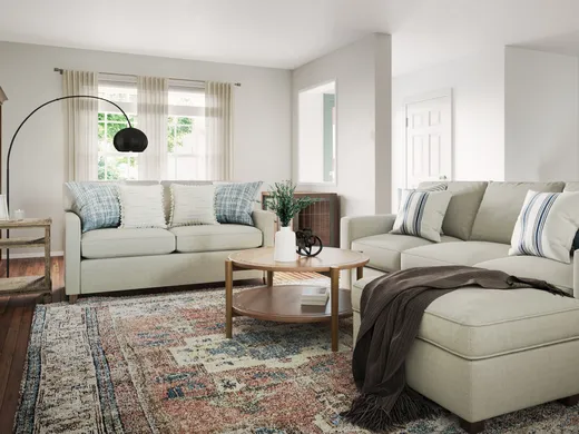 Living Room · Farmhouse designed by Briana