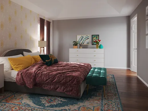 Bedroom · Eclectic designed by Priscila
