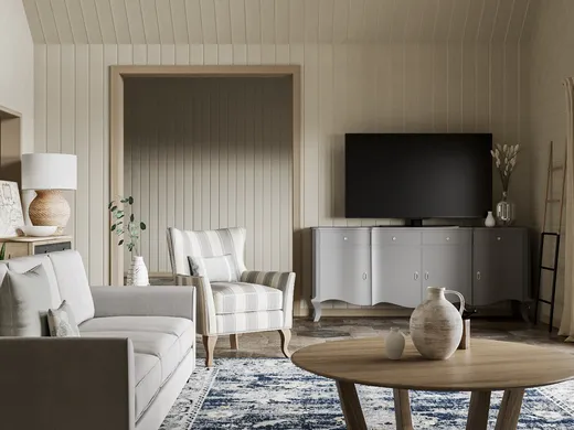 Living Room · Coastal designed by Haley