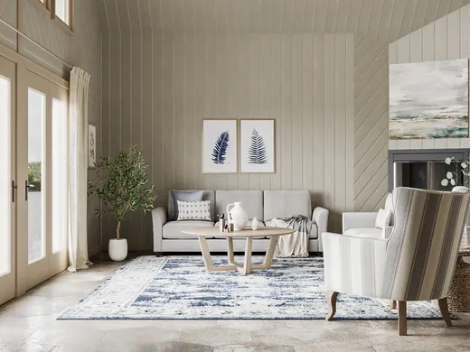 Living Room · Coastal designed by Haley