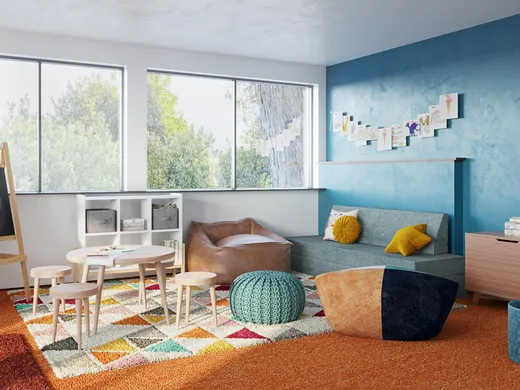 Playroom · Eclectic designed by Priscila