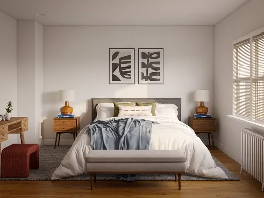 Bedroom · Midcentury Modern designed by Nora