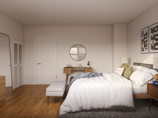 Bedroom · Midcentury Modern designed by Nora