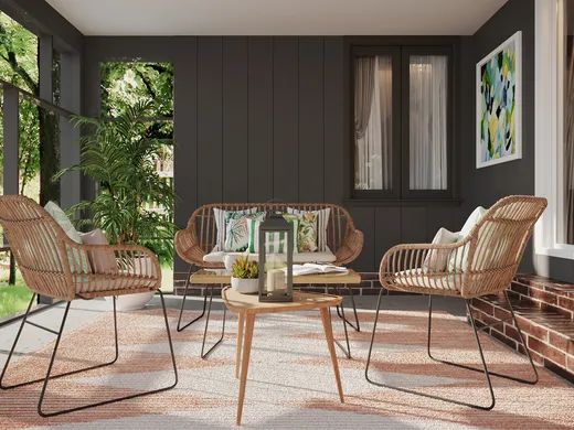 Outdoor Space · Midcentury Modern designed by Rachel