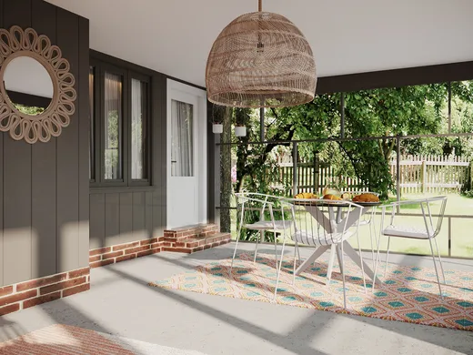 Outdoor Space · Midcentury Modern designed by Rachel